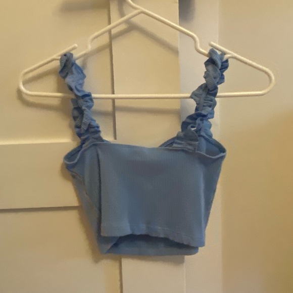 Blue Aritiza crop top - Picture 2 of 2